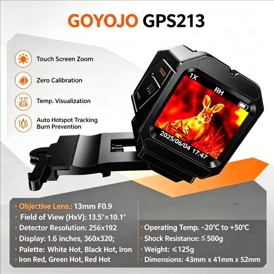 Thermal Imaging Camera 256X192 - Câmera Termográfica Infravermelha Mini Touch GOYOJO,