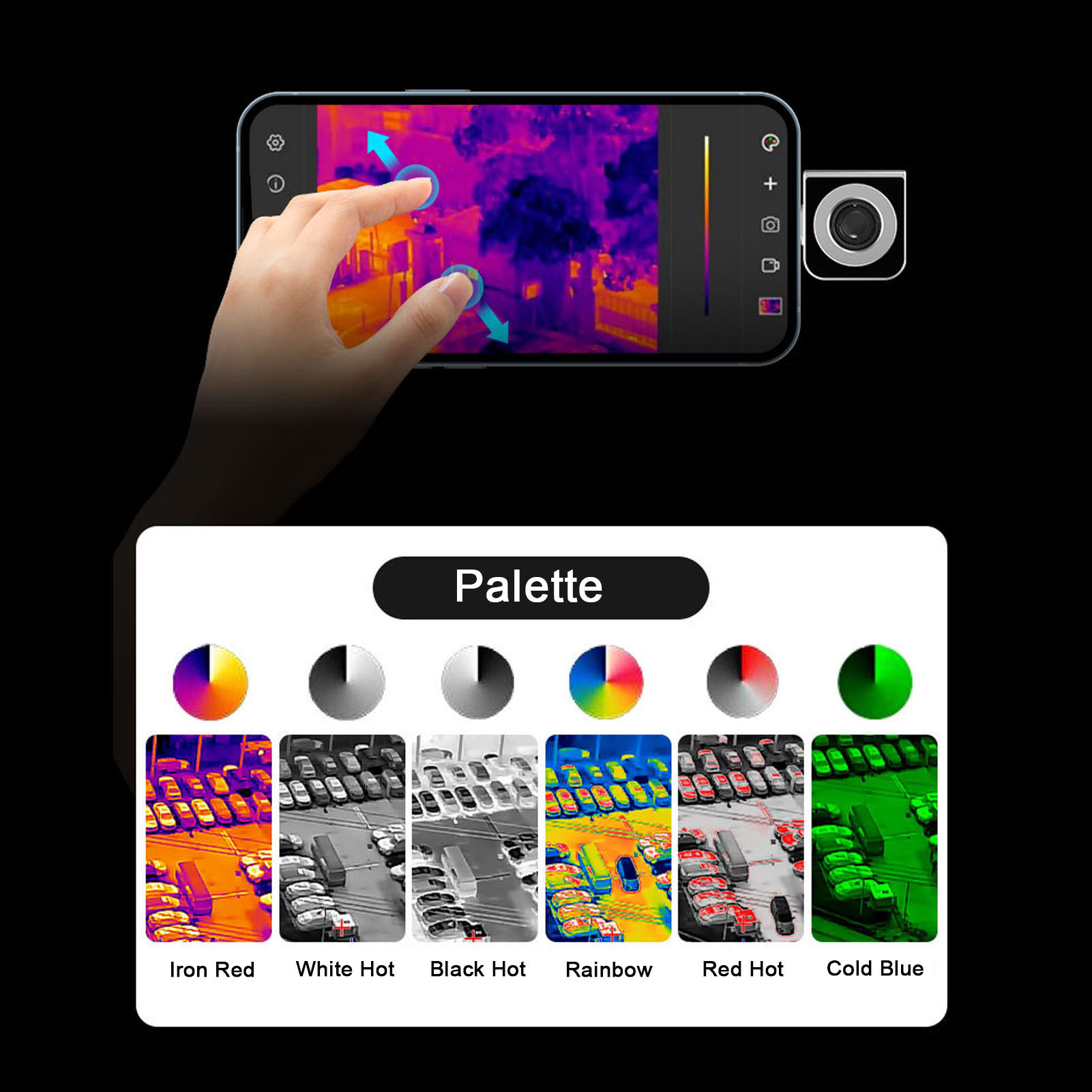 Thermal Imaging Camera 256X192 - Câmera térmica 256x192 resolução 25Hz IP54