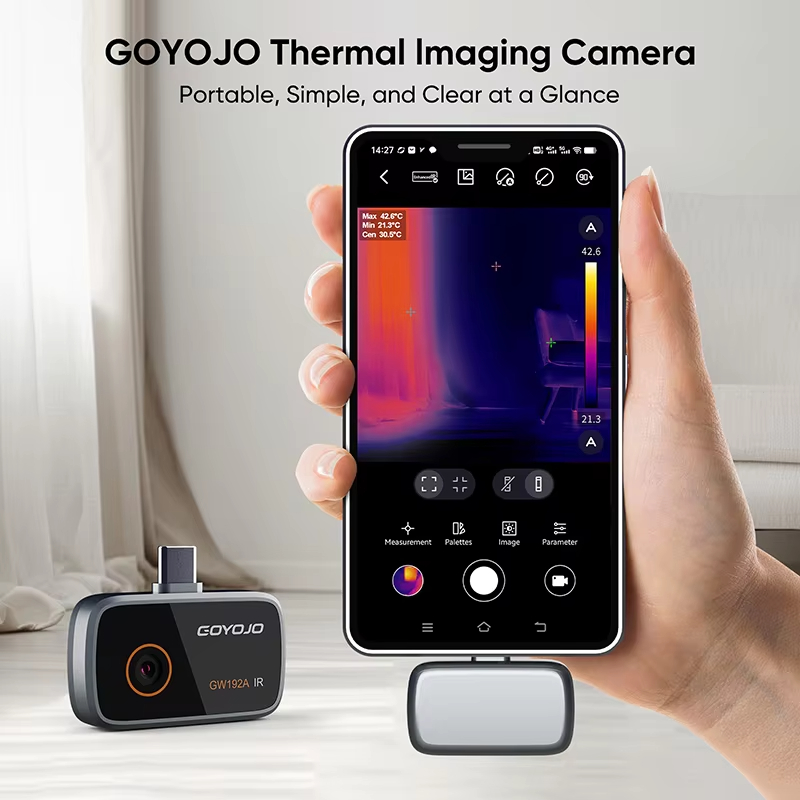 Nf 521 Thermal Imaging Camera - Câmera de imagem térmica gw192a 192x192,