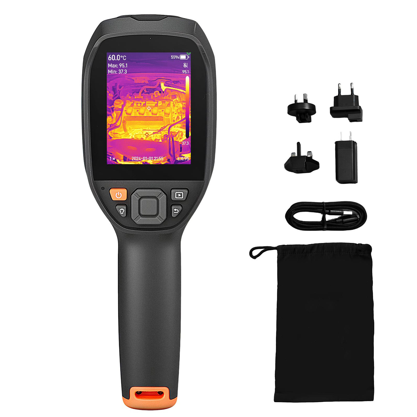 Thermal Imaging Camera 256X192 - Câmera Térmica VEVOR Pro 512 x