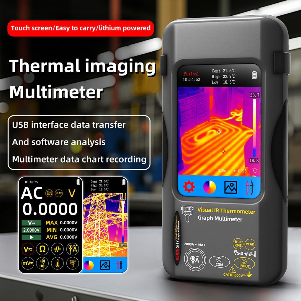Multímetro de imagem térmica S - Nf 521 Thermal Imaging Camera avaliação e preço